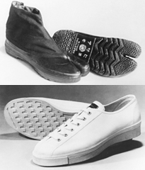 Jikatabi and rubber shoes